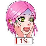 Internet Addiction WhatsApp Sticker #3