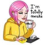 Internet Addiction WhatsApp Sticker #6