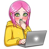 Internet Addiction WhatsApp Sticker #8