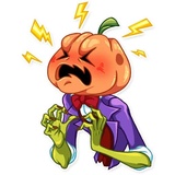 Jack Pumpkin Head WhatsApp Sticker #18
