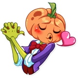 Jack Pumpkin Head WhatsApp Sticker #2