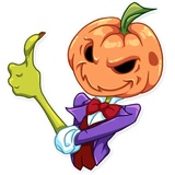 Jack Pumpkin Head WhatsApp Sticker #3