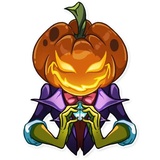 Jack Pumpkin Head WhatsApp Sticker #6