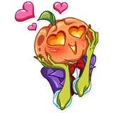 Jack Pumpkin Head WhatsApp Sticker #7