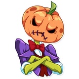 Jack Pumpkin Head WhatsApp Sticker #8
