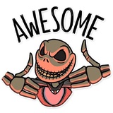 Nightmare Before Christmas WhatsApp Sticker #3
