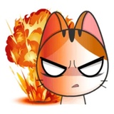 Japanese Kitty WhatsApp Sticker #19