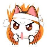 Japanese Kitty WhatsApp Sticker #25