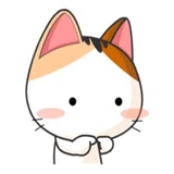 Japanese Kitty WhatsApp Sticker #4