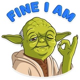 Master Yoda WhatsApp Sticker #14