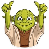 Master Yoda WhatsApp Sticker #3