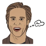 Emotional James Carrey WhatsApp Sticker #4