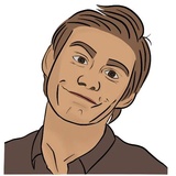 Emotional James Carrey WhatsApp Sticker #5