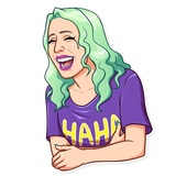 Jenna Marbles WhatsApp Sticker pack