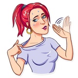 Jenna Marbles WhatsApp Sticker #28