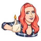Jenna Marbles WhatsApp Sticker #3