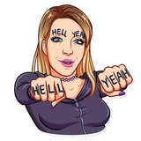 Jenna Marbles WhatsApp Sticker #7