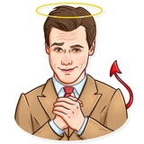 Jim Carrey WhatsApp Sticker #12
