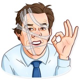 Jim Carrey WhatsApp Sticker #18