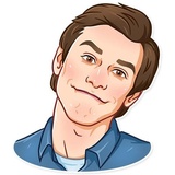 Jim Carrey WhatsApp Sticker #27