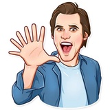 Jim Carrey WhatsApp Sticker #5