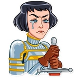 Joan of Arc WhatsApp Sticker #12