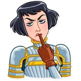 Joan of Arc WhatsApp Sticker #14