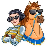 Joan of Arc WhatsApp Sticker #16