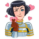 Joan of Arc WhatsApp Sticker #2