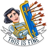 Joan of Arc WhatsApp Sticker #22