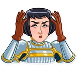 Joan of Arc WhatsApp Sticker #23