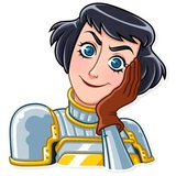 Joan of Arc WhatsApp Sticker #24