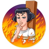 Joan of Arc WhatsApp Sticker #25