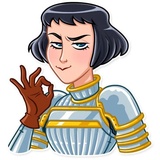 Joan of Arc WhatsApp Sticker #6