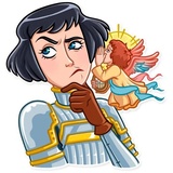 Joan of Arc WhatsApp Sticker #9