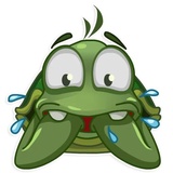 Sad Turtle Joe WhatsApp Sticker #19
