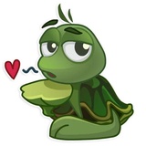Sad Turtle Joe WhatsApp Sticker #2