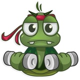 Sad Turtle Joe WhatsApp Sticker #26