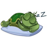 Sad Turtle Joe WhatsApp Sticker #9