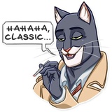 Blacksad WhatsApp Sticker #14