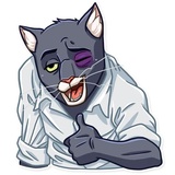 Blacksad WhatsApp Sticker #19