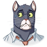 Blacksad WhatsApp Sticker #22