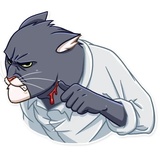 Blacksad WhatsApp Sticker #25