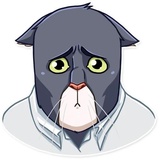 Blacksad WhatsApp Sticker #26