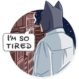 Blacksad WhatsApp Sticker #29