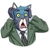 Blacksad WhatsApp Sticker #3