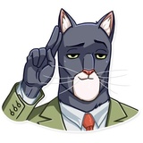 Blacksad WhatsApp Sticker #5