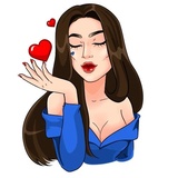 Miss Julia Dates WhatsApp Sticker #2