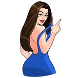 Miss Julia Dates WhatsApp Sticker #5