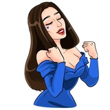 Miss Julia Dates WhatsApp Sticker #8